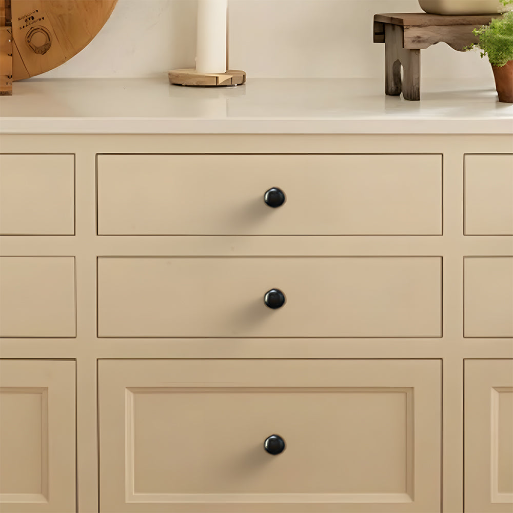 Minimalist Domed Round Drawer Knobs