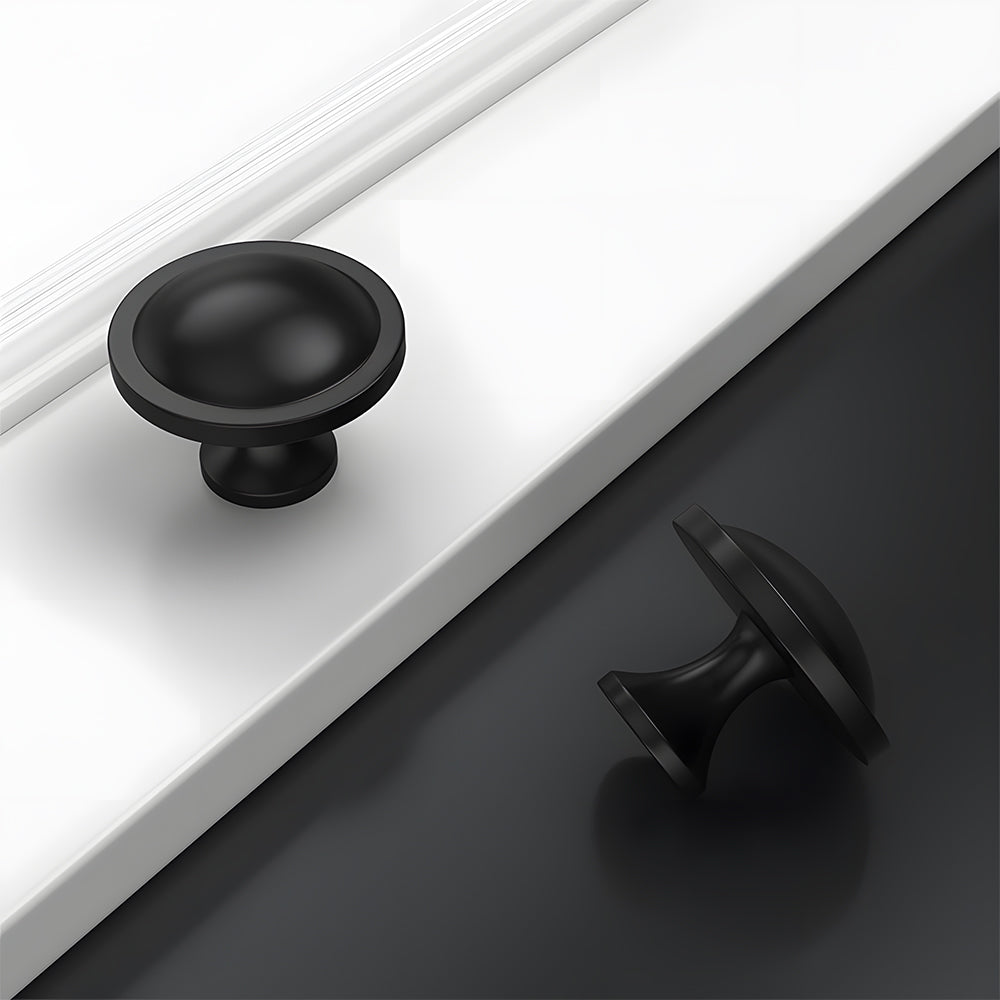 Minimalist Domed Round Drawer Knobs