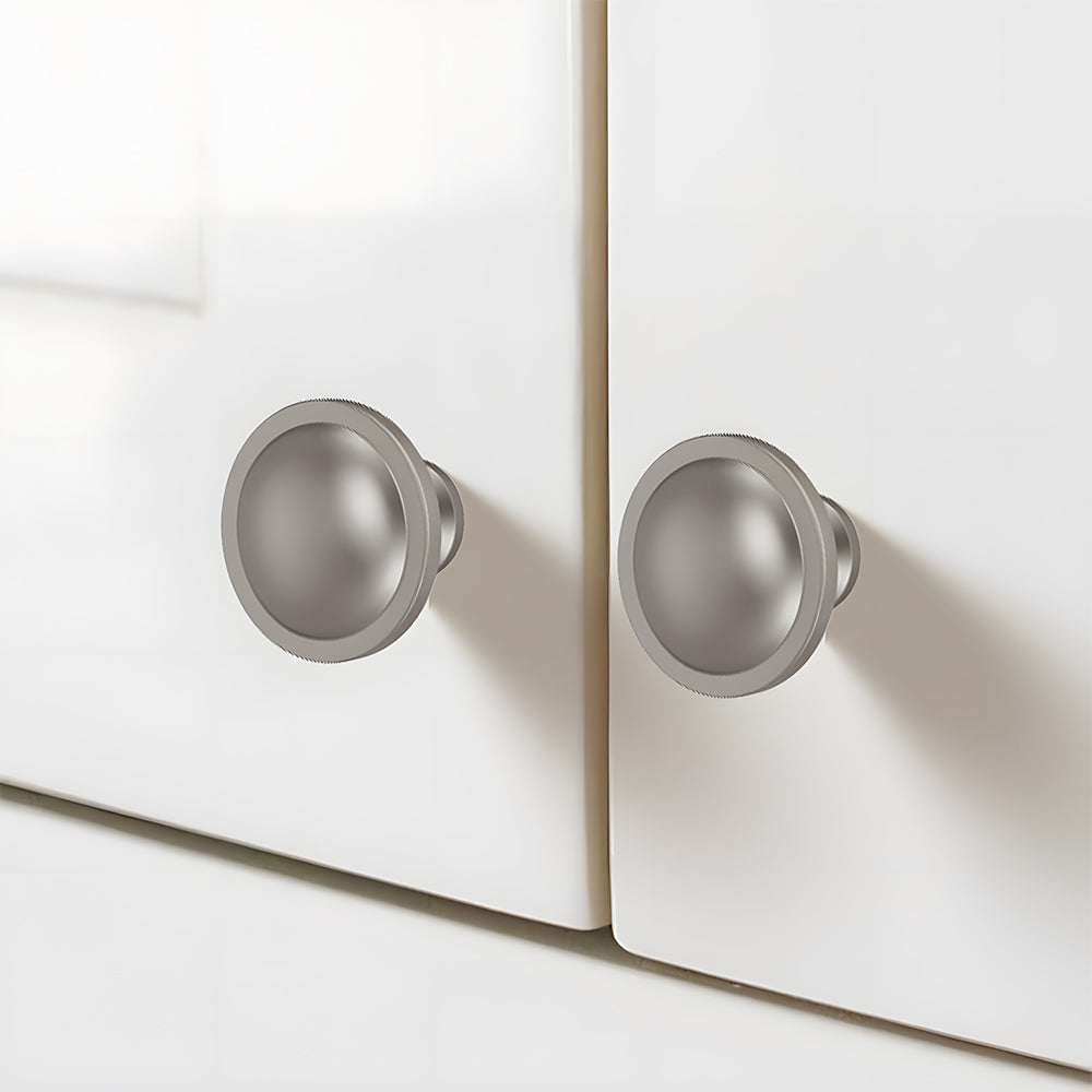 Minimalist Domed Round Drawer Knobs