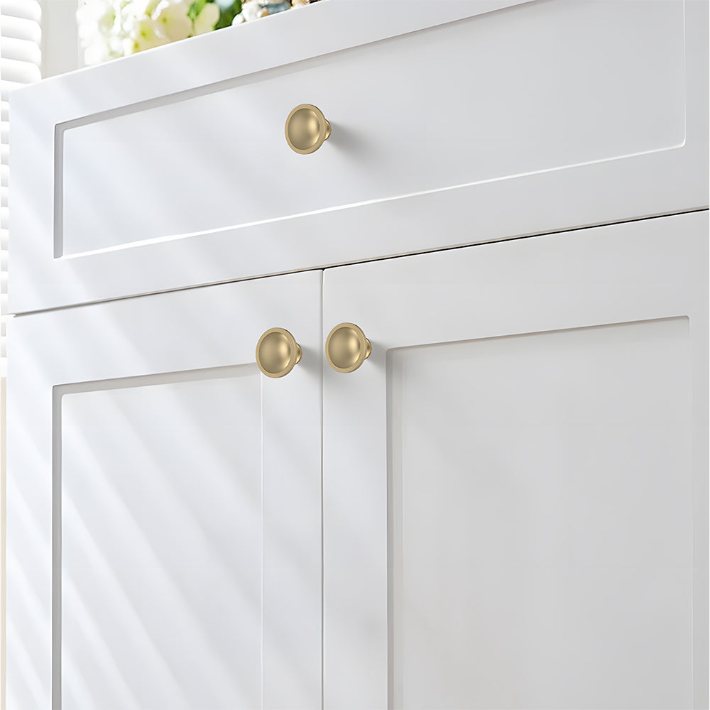 Minimalist Domed Round Drawer Knobs