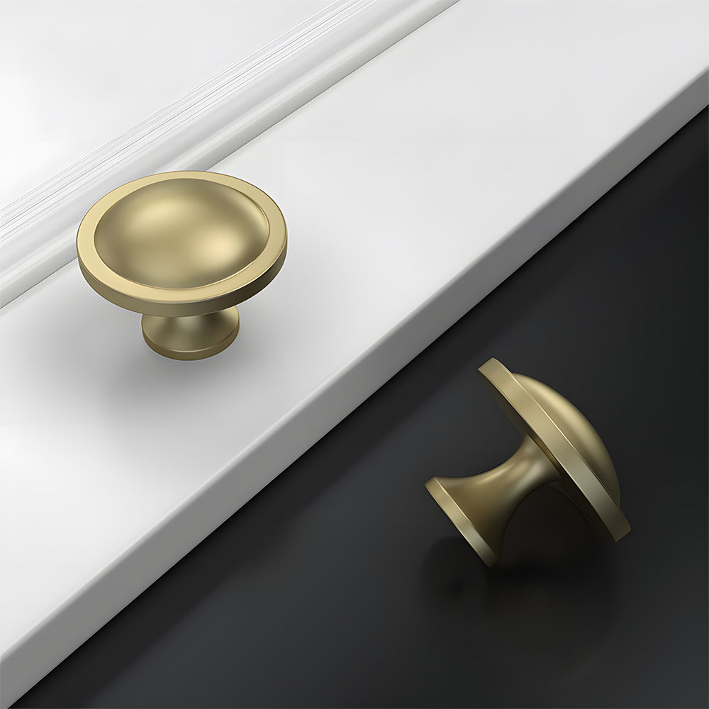 Minimalist Domed Round Drawer Knobs
