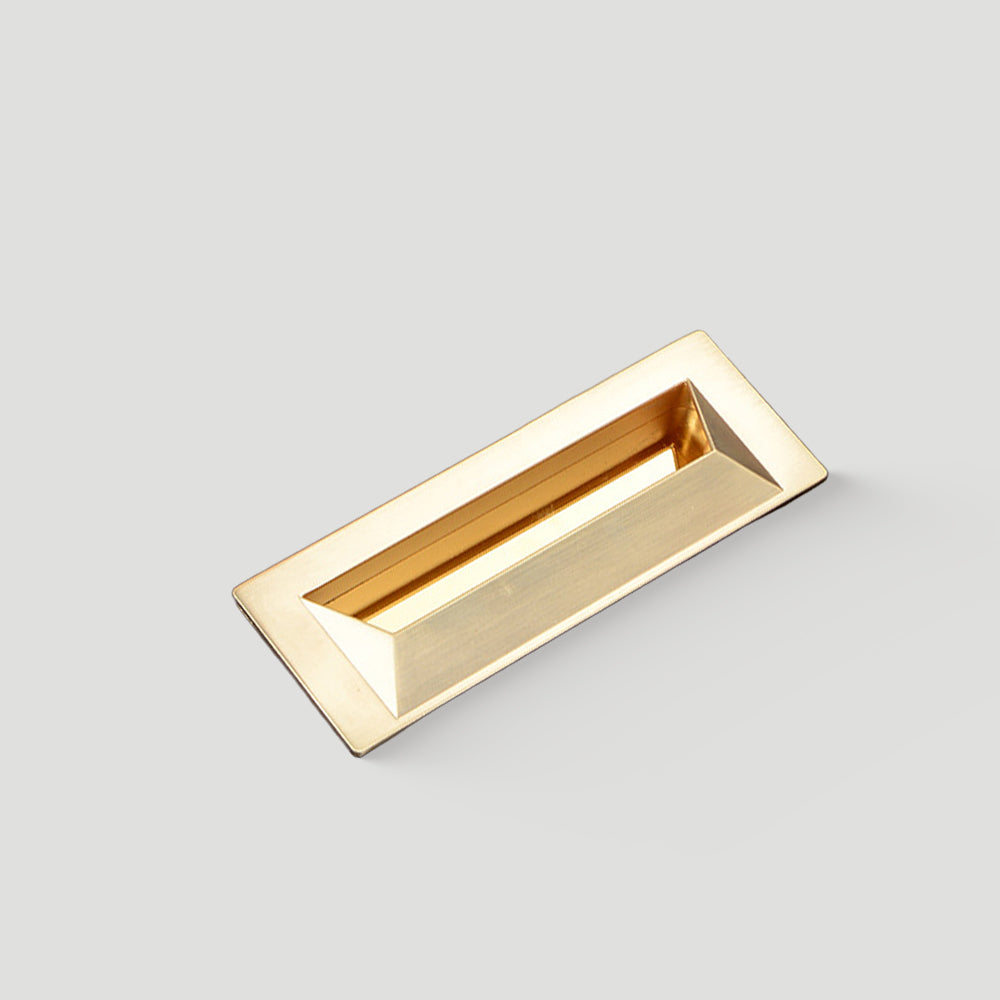 Minimalist Rectangular Recessed Cupboard Handles