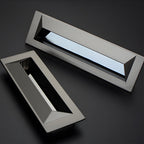 Minimalist Rectangular Recessed Cupboard Handles