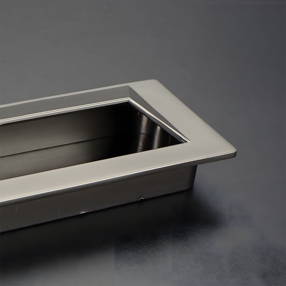 Minimalist Rectangular Recessed Cupboard Handles