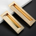 Minimalist Rectangular Recessed Cupboard Handles