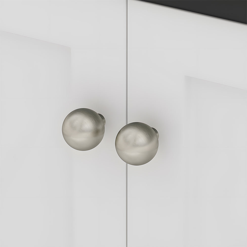 Minimalist Round Ball Aluminium Drawer Knobs