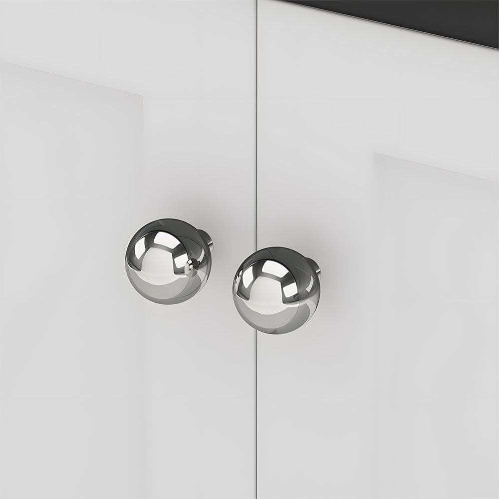 Minimalist Round Ball Aluminium Drawer Knobs
