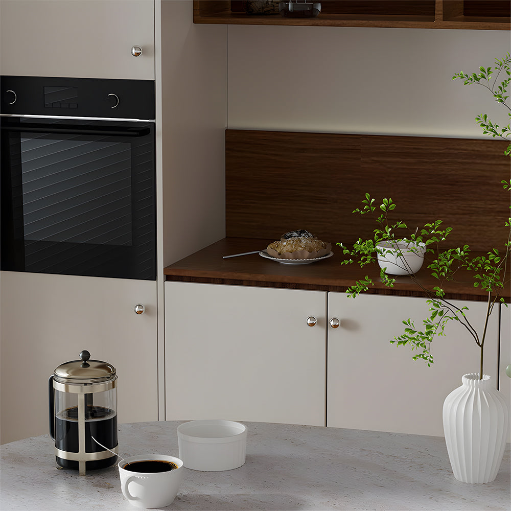 Minimalist Round Ball Aluminium Drawer Knobs