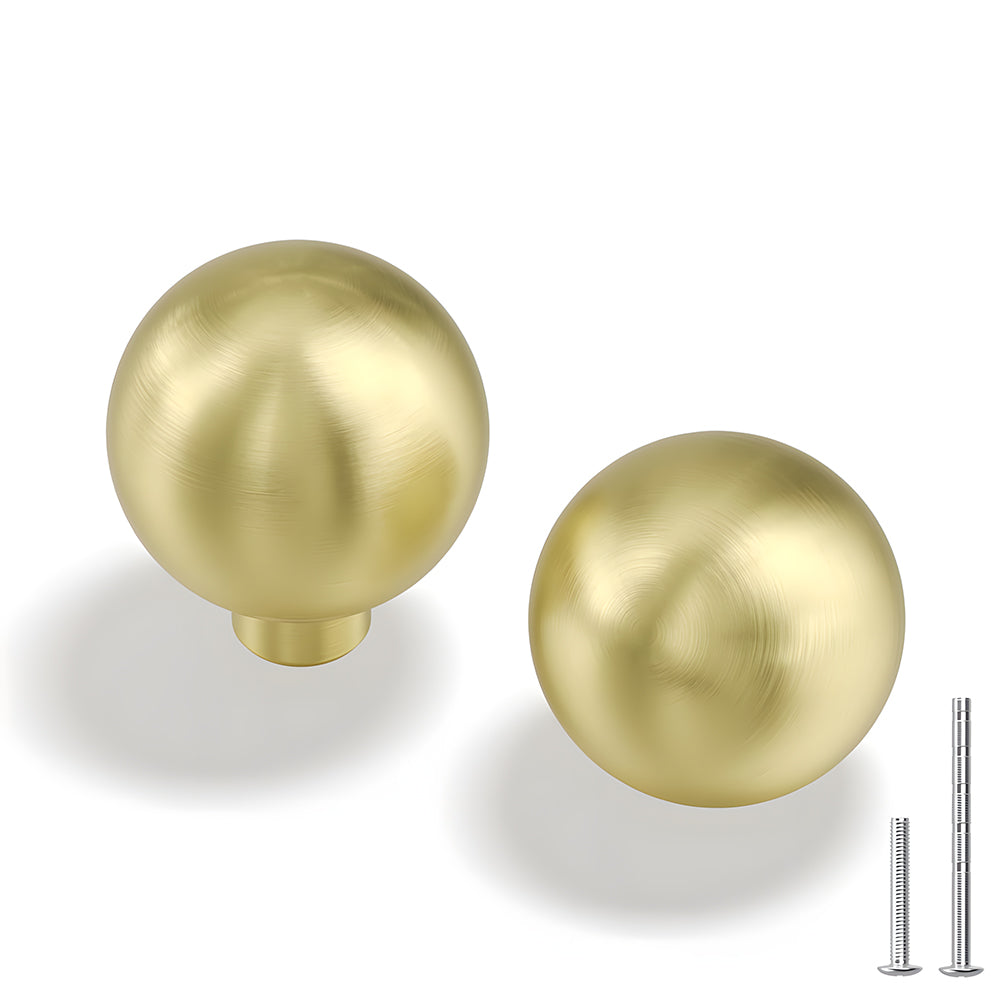 Minimalist Round Ball Aluminium Drawer Knobs