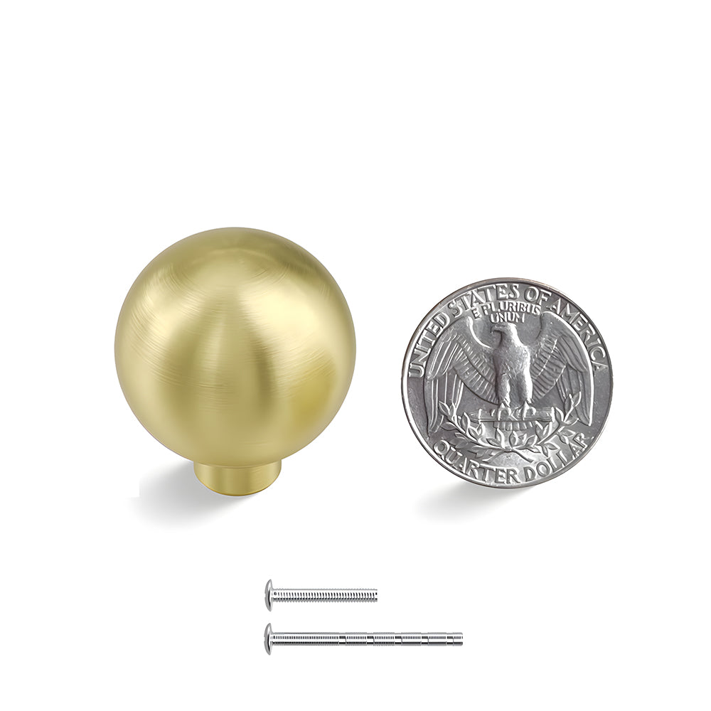 Minimalist Round Ball Aluminium Drawer Knobs