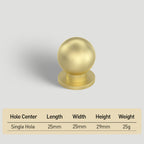 Minimalist Round Ball Drawer Knobs
