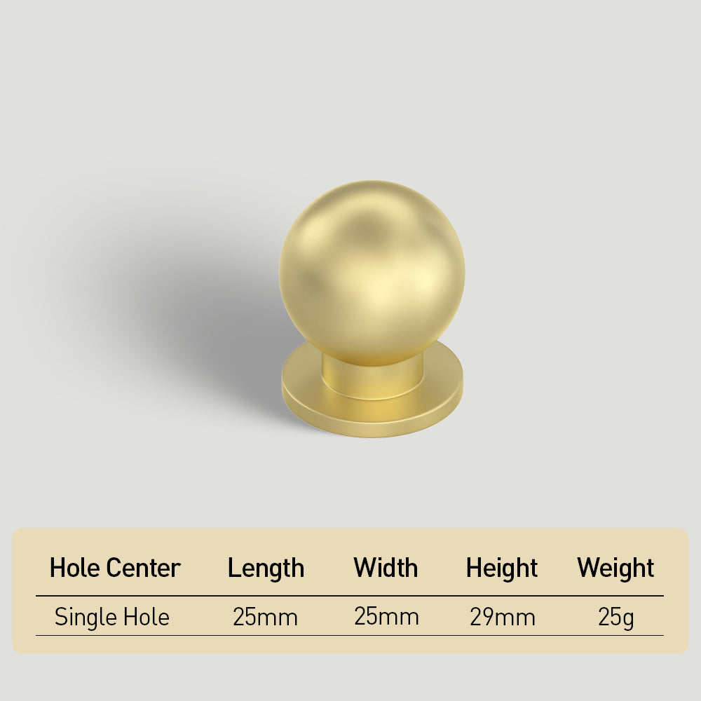 Minimalist Round Ball Drawer Knobs