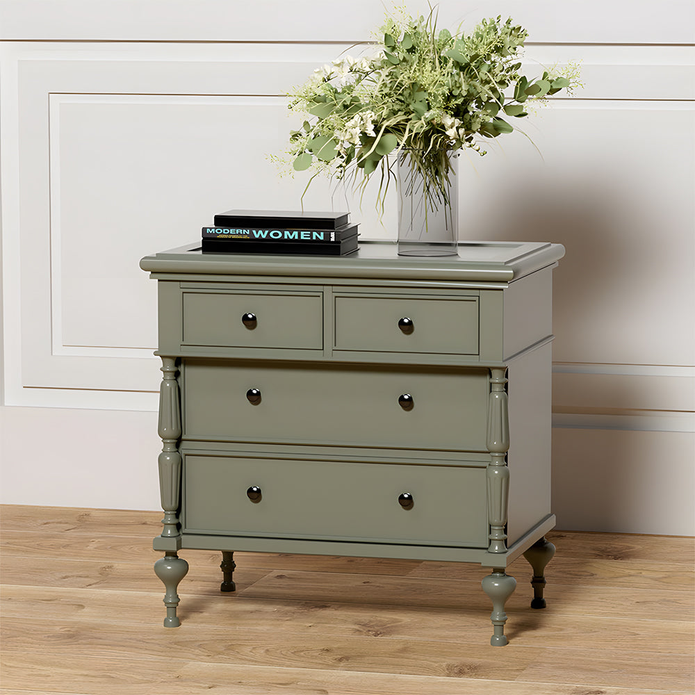 Minimalist Round Drawer Knobs with Stepped Base