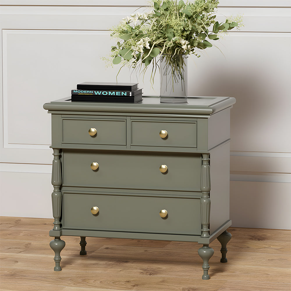 Minimalist Round Drawer Knobs with Stepped Base