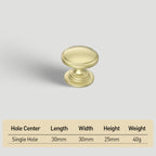 Minimalist Round Drawer Knobs with Stepped Base