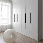 Minimalist Stepped Edge Pull Wardrobe Handles