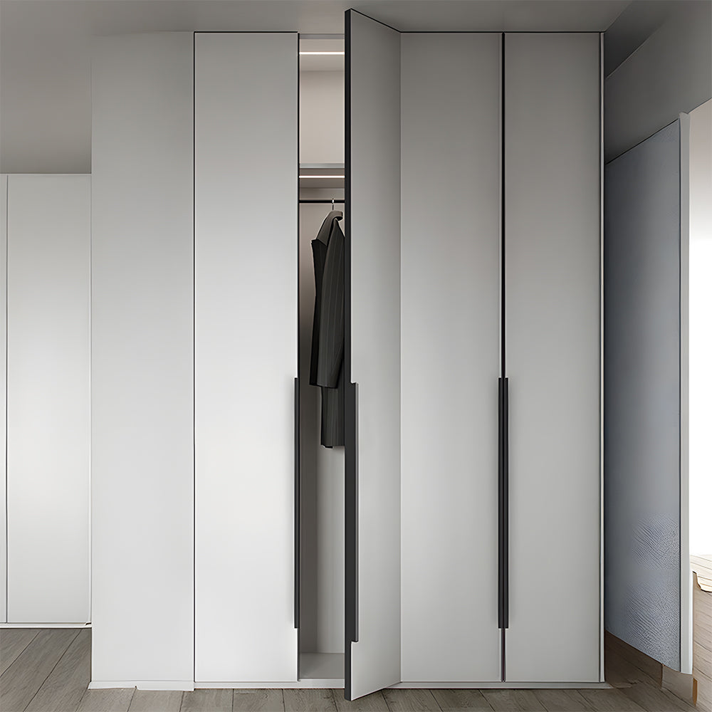 Minimalist Stepped Edge Pull Wardrobe Handles