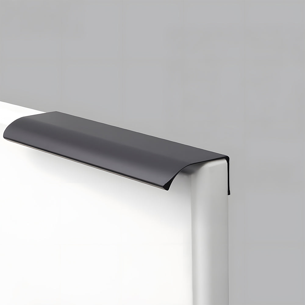 Modern Aluminium Curved Lip Edge Pull Handles