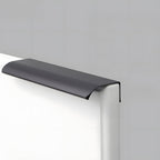 Modern Aluminium Curved Lip Edge Pull Handles