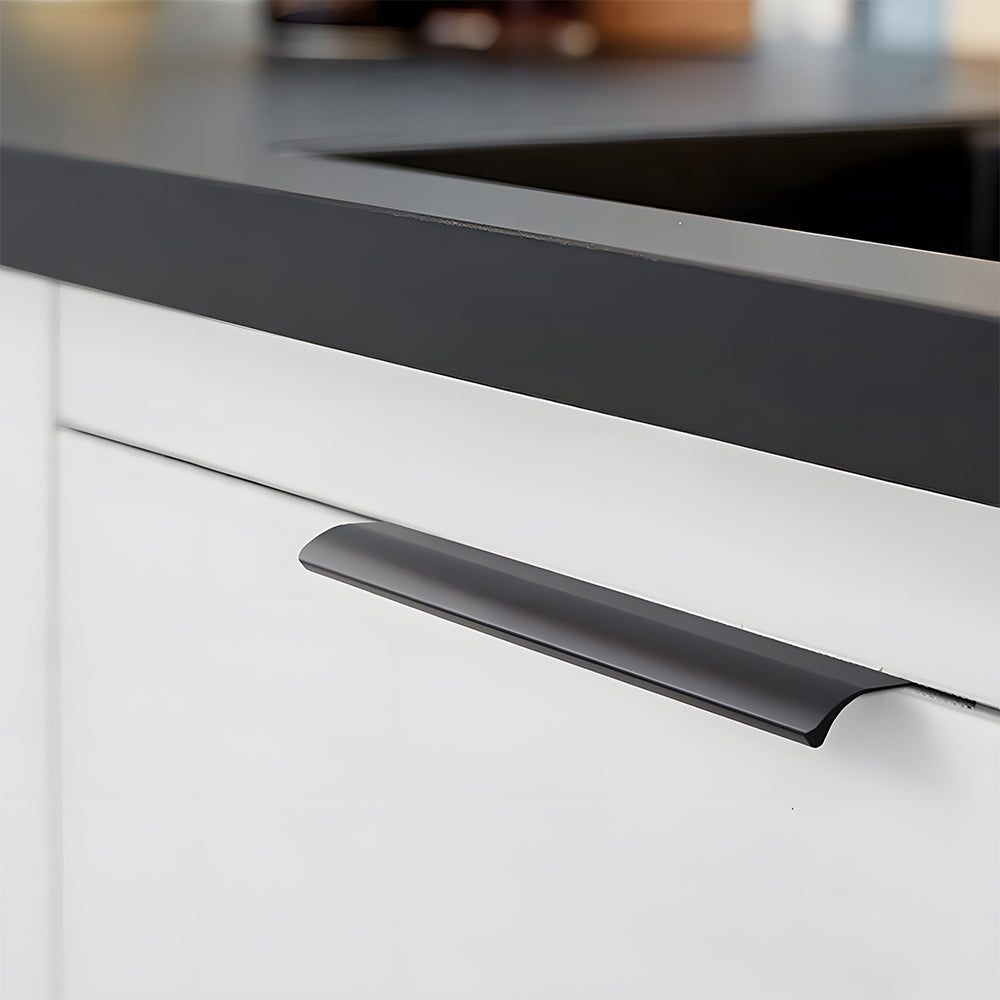 Modern Aluminium Curved Lip Edge Pull Handles