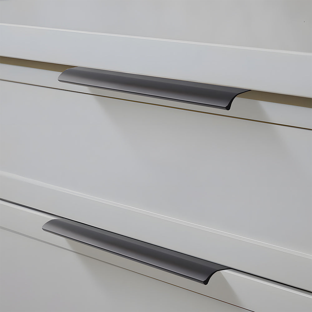Modern Aluminium Curved Lip Edge Pull Handles