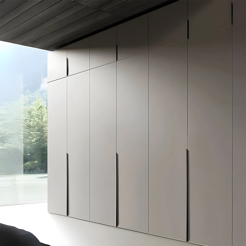 Modern Aluminium Curved Lip Edge Pull Handles