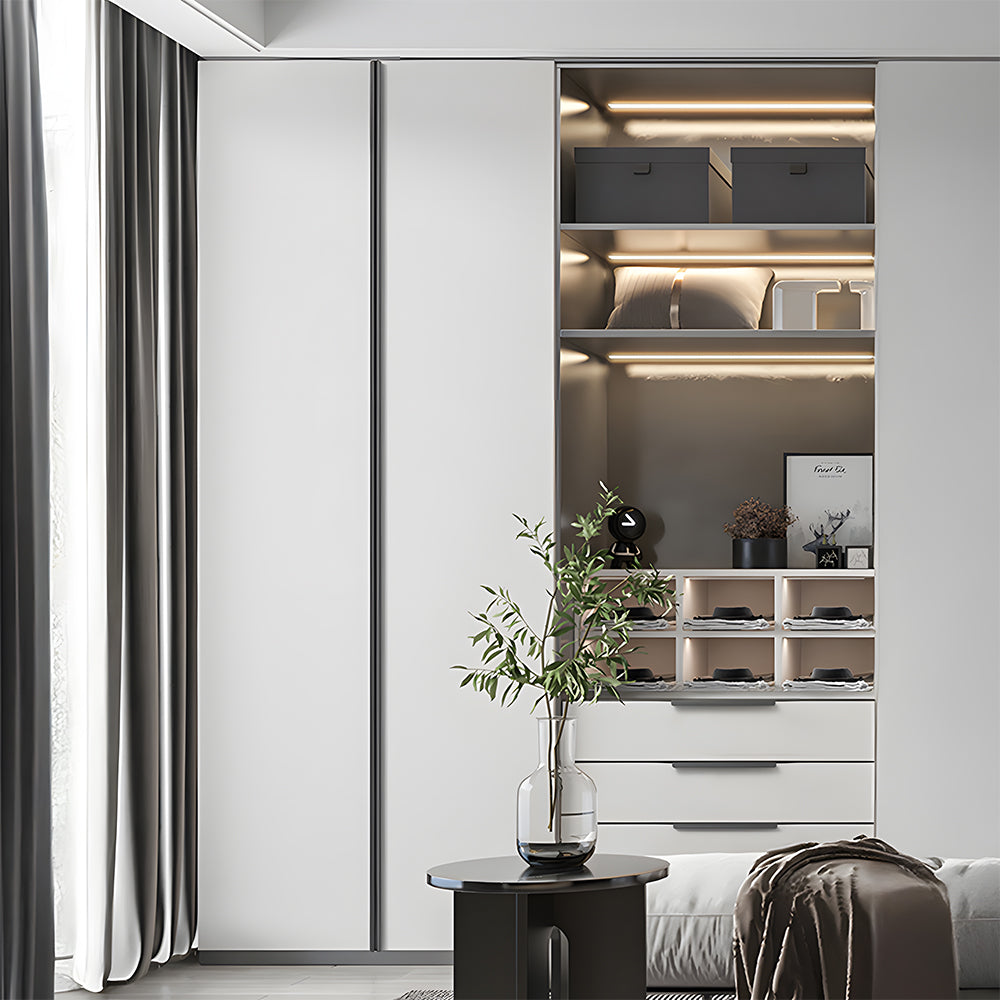 Modern Aluminium Curved Lip Edge Pull Handles