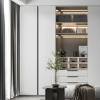 Modern Aluminium Curved Lip Edge Pull Handles
