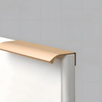 Modern Aluminium Curved Lip Edge Pull Handles