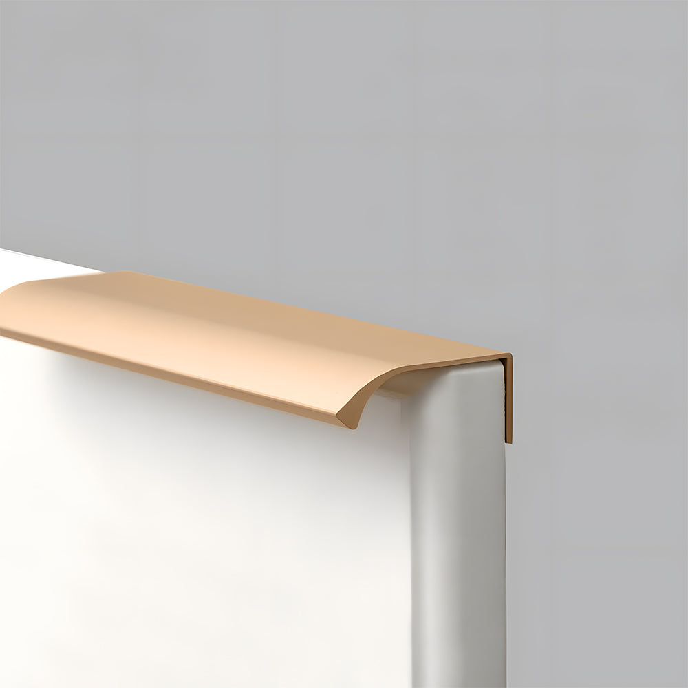 Modern Aluminium Curved Lip Edge Pull Handles