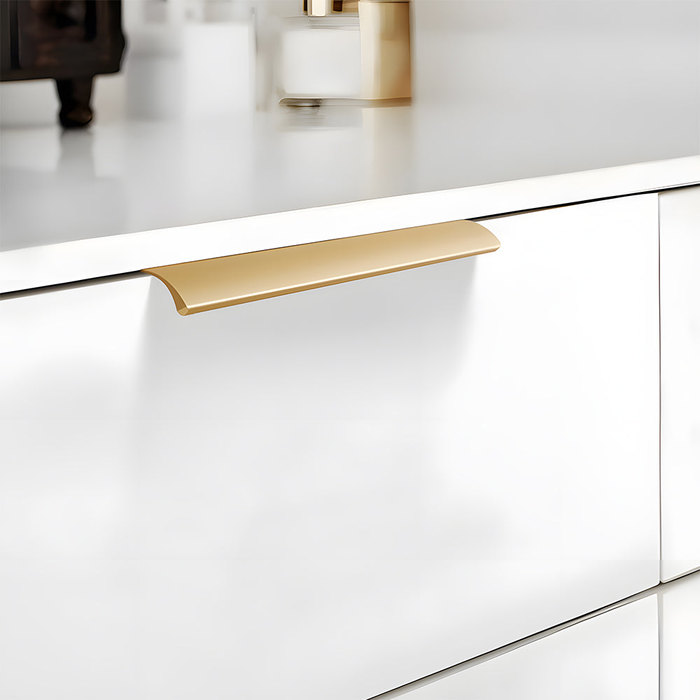 Modern Aluminium Curved Lip Edge Pull Handles