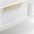 Modern Aluminium Curved Lip Edge Pull Handles