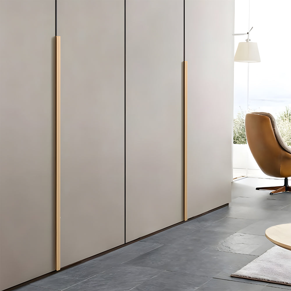 Modern Aluminium Curved Lip Edge Pull Handles