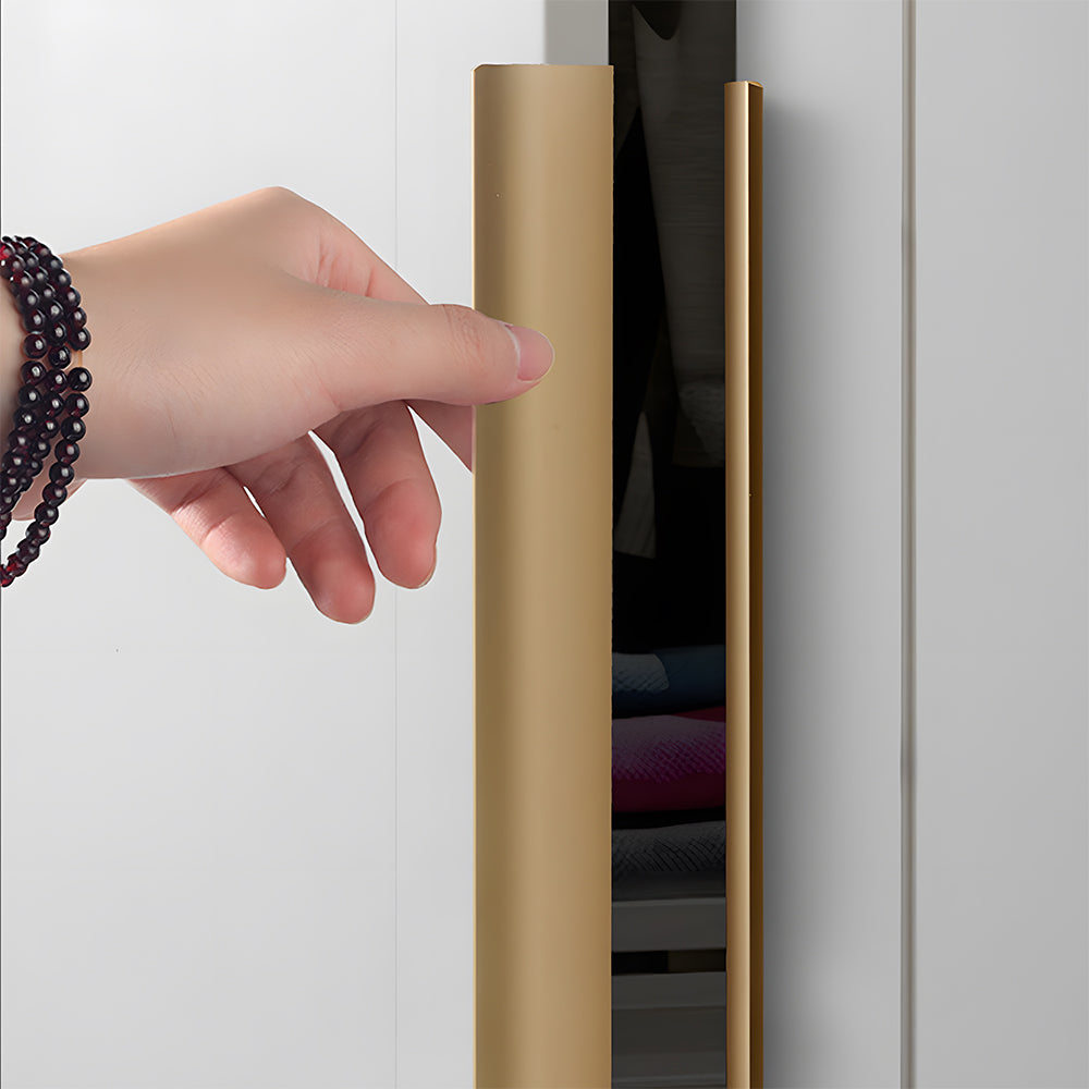 Modern Aluminium Curved Lip Edge Pull Handles