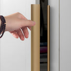 Modern Aluminium Curved Lip Edge Pull Handles