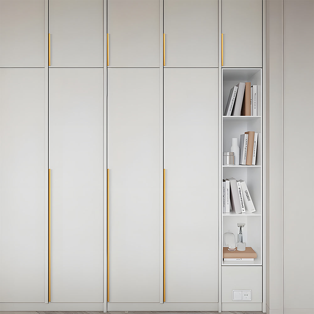 Modern Aluminium Curved Lip Edge Pull Handles
