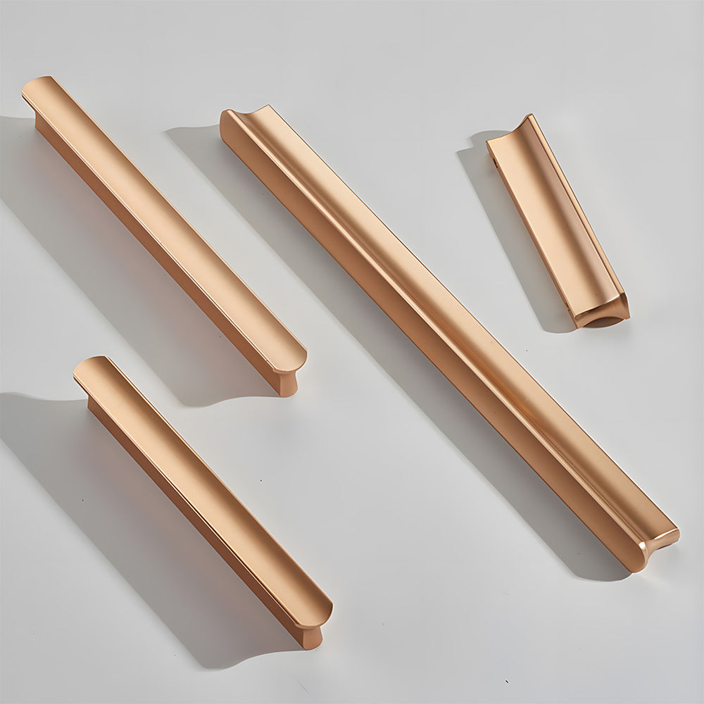 Modern Aluminium Straight Bar Cupboard Handles