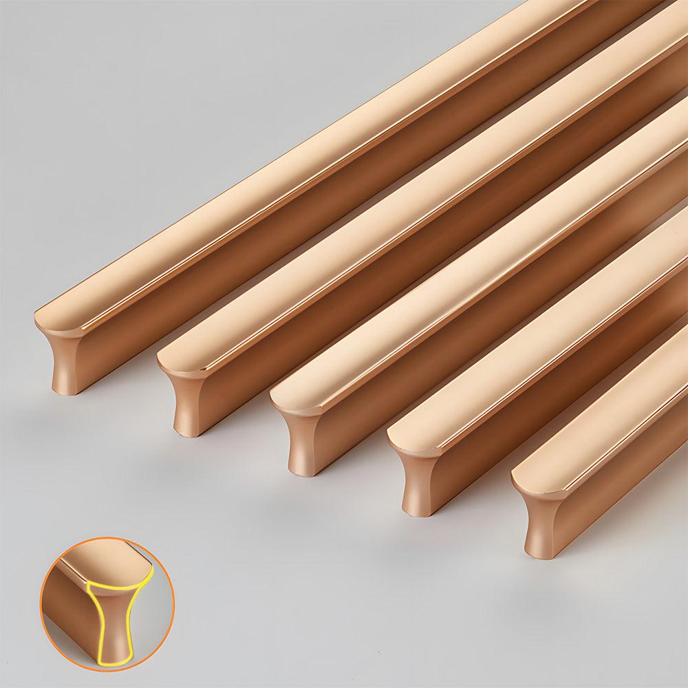 Modern Aluminium Straight Bar Cupboard Handles