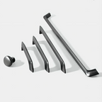 Modern Angled-Leg D Cupboard Handles and Knobs