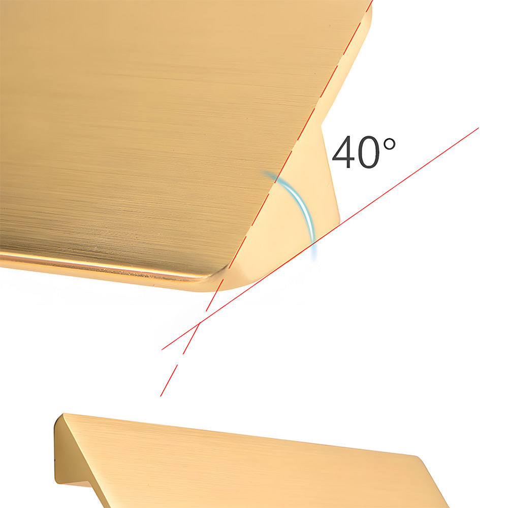 Modern Angled Lip Edge Pull Handles