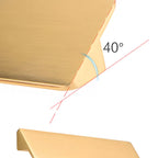 Modern Angled Lip Edge Pull Handles