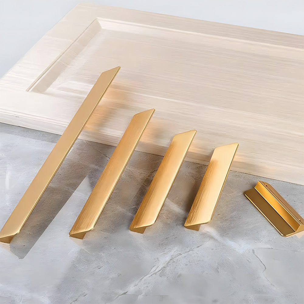 Modern Angled Lip Edge Pull Handles