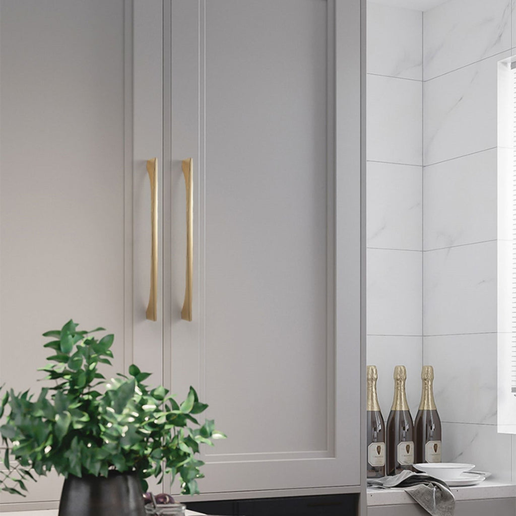 Modern Arched Aluminium Drawer Handles