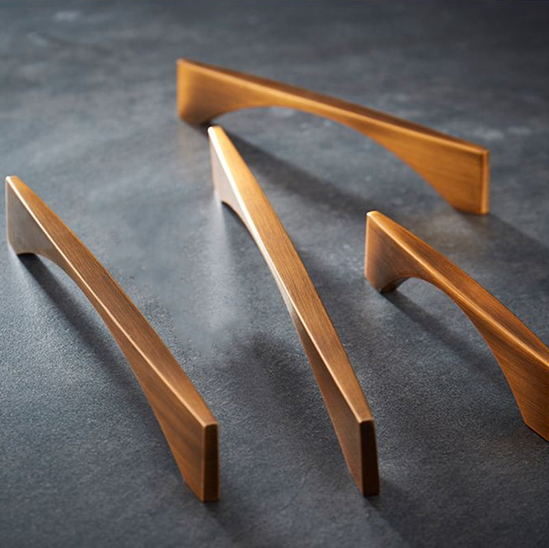 Modern Arched Aluminium Drawer Handles