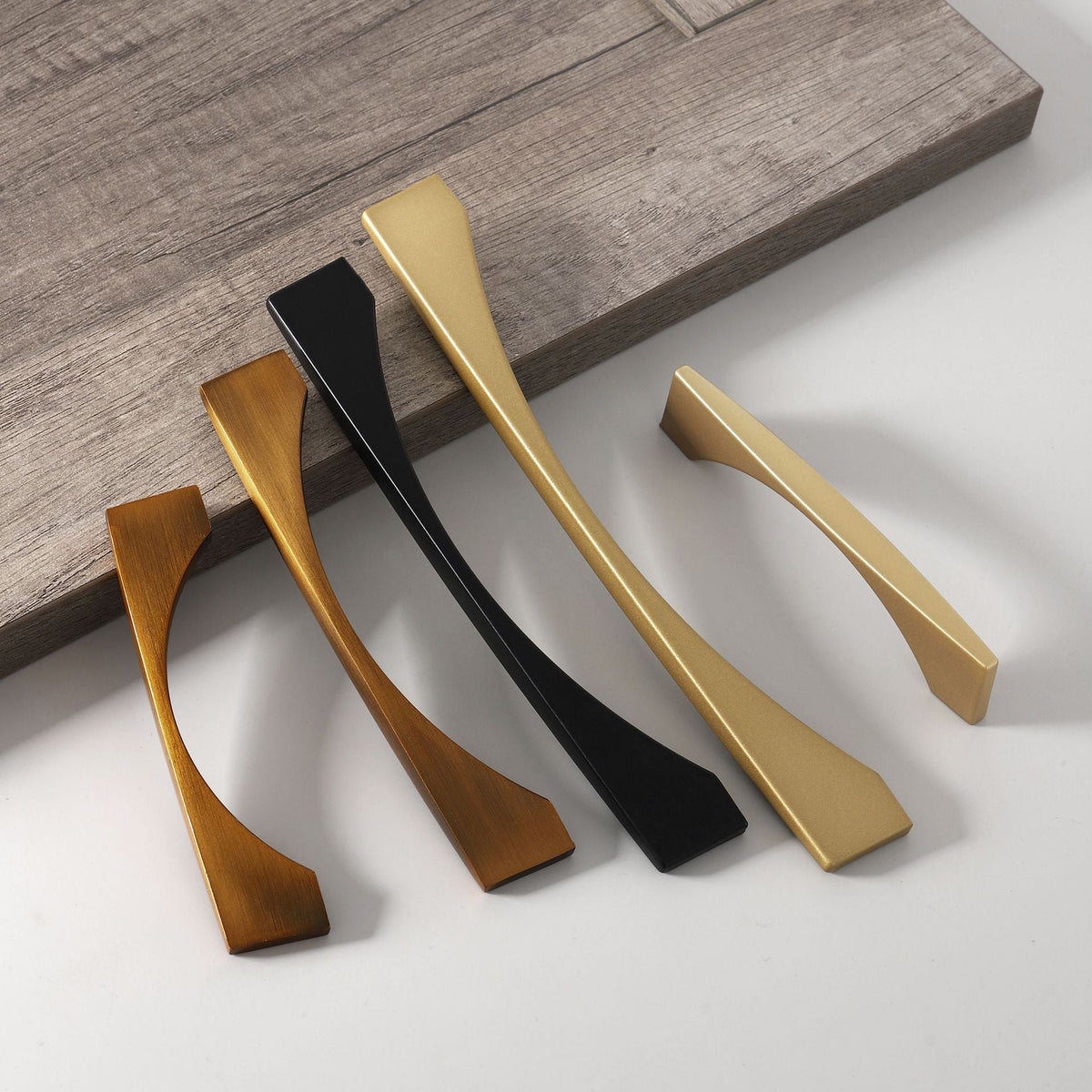 Modern Arched Aluminium Drawer Handles