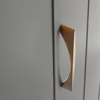Modern Arched Aluminium Drawer Handles