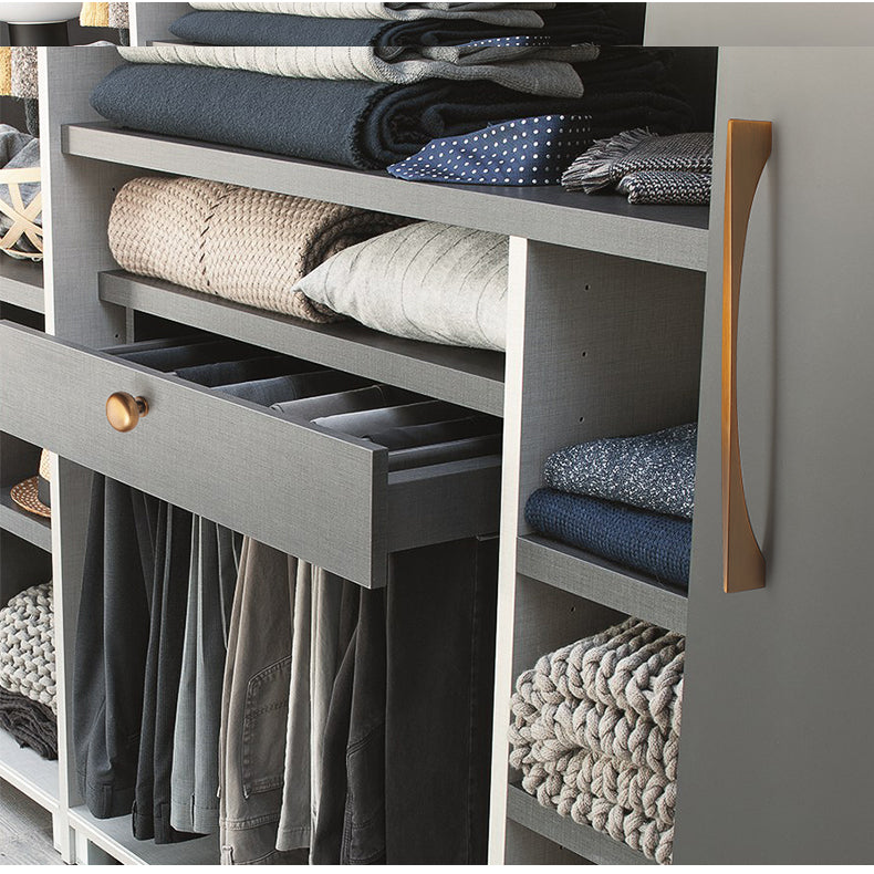 Modern Arched Aluminium Drawer Handles