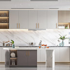 Modern Arched Aluminium Drawer Handles