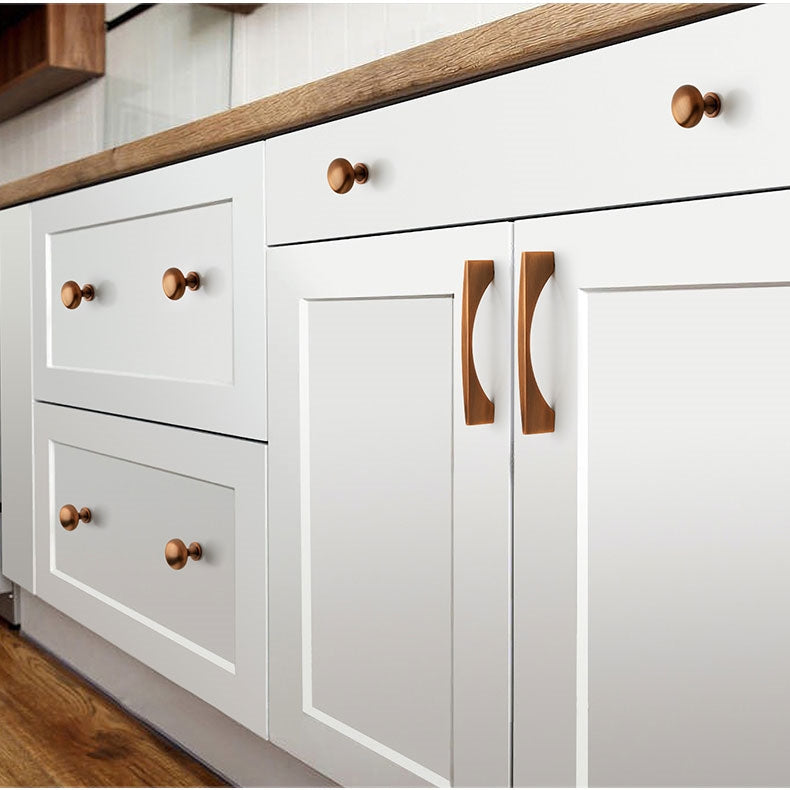 Modern Arched Aluminium Drawer Handles