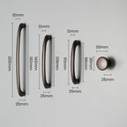 Modern Arched Kitchen Cupboard Handles and Knobs